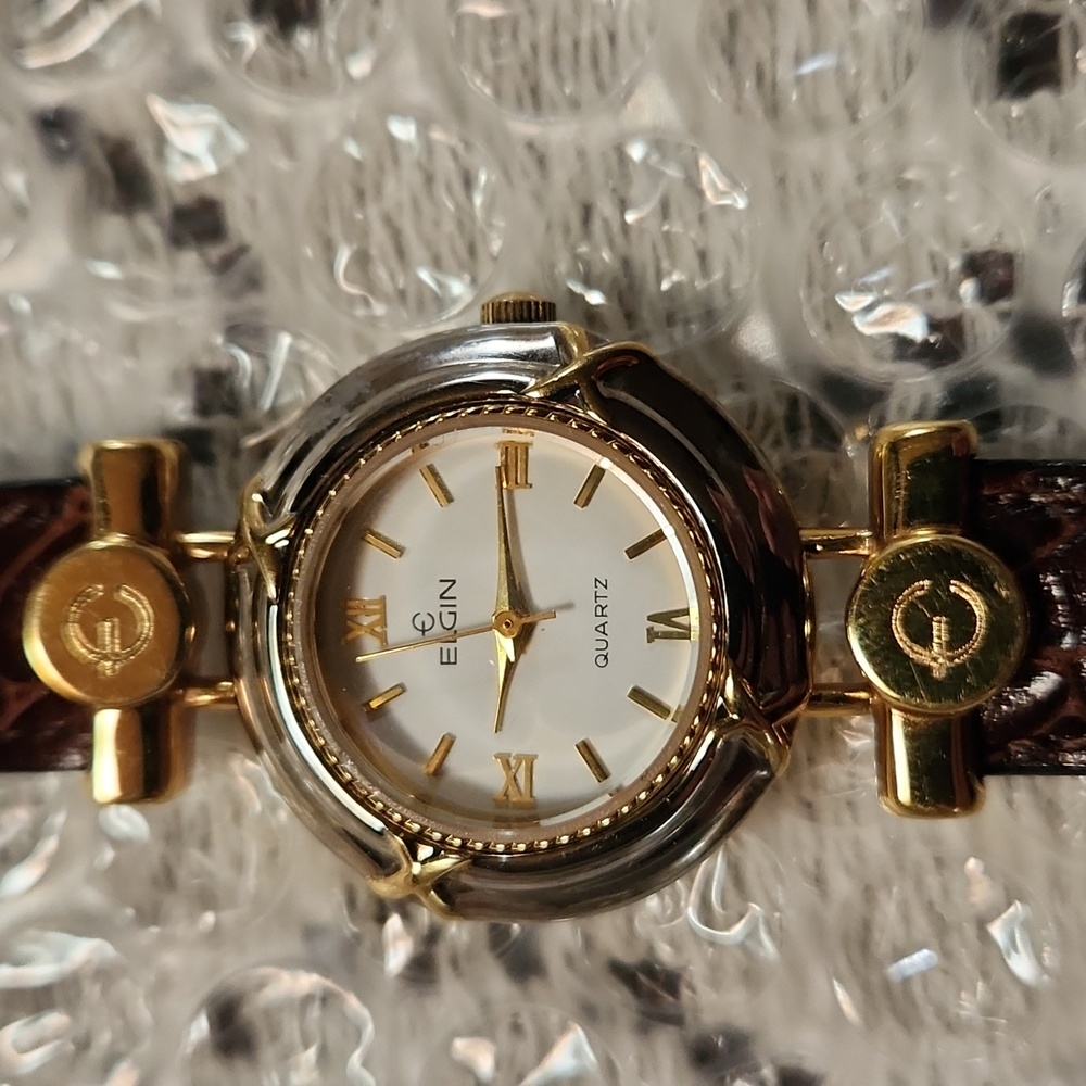 Elgin womans Leather Band Watch